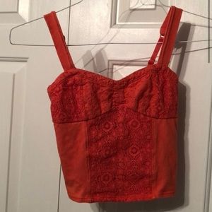 CROPPED CORSET-ESQUE TANK